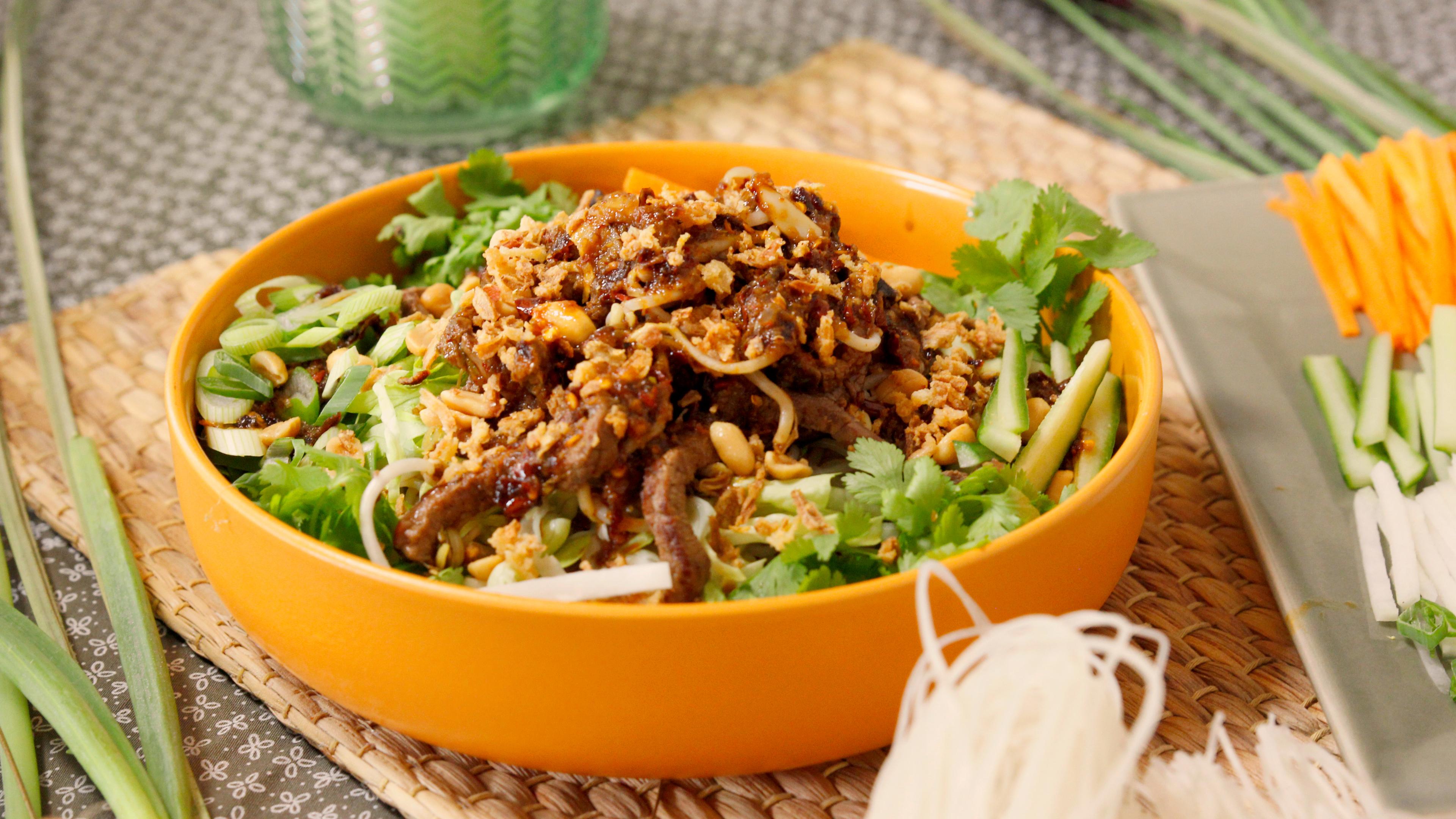 Vietnamesischer Rindfleischsalat