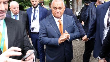 Victor Orban beim 50th Ambrosetti Forum in Cernobbio, Norditalien