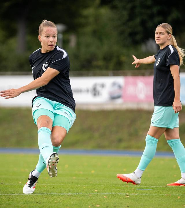 Die Spielerinnen von Viktoria Berlin wollen Leverkusen im DFB-Pokal herausfordern
