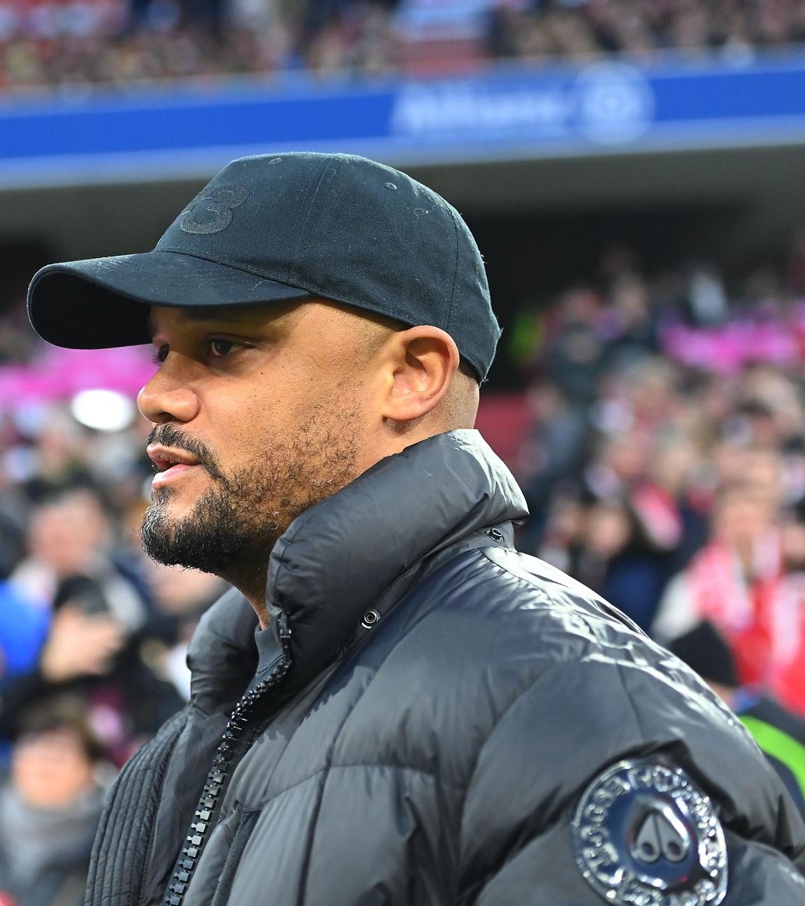 FC Bayern München Trainer Vincent Kompany am 08.02.2026 in der Allianz Arena. 