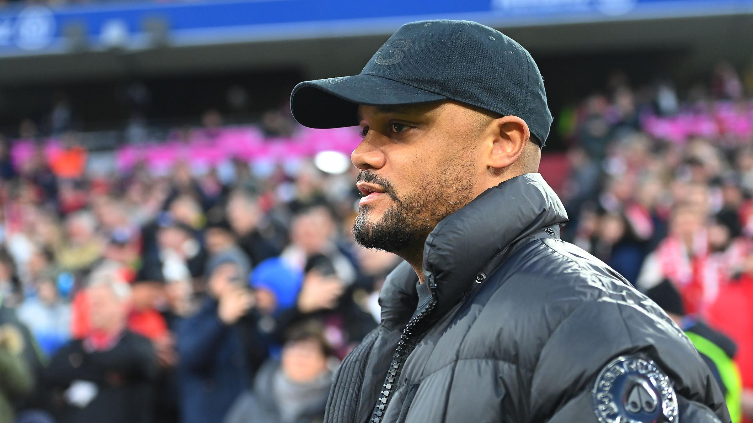 FC Bayern München Trainer Vincent Kompany am 08.02.2026 in der Allianz Arena. 
