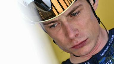 Jonas Vingegaard bei der Tour de France 2024 vor dem Start der 4. Etappe in Pinerolo.