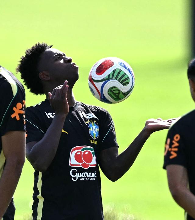 Vinicius junior soll bei den Brasilianern für Leichtigkeit sorgen.