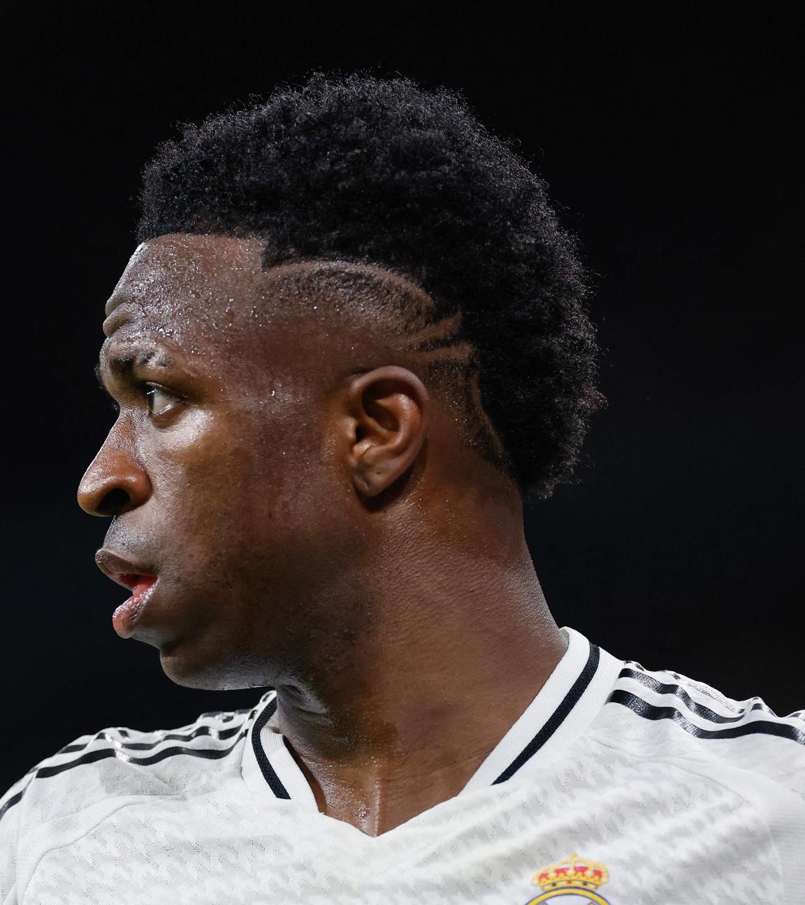 Real Madrids Stürmerstar Vinicius Junior in einem Spiel