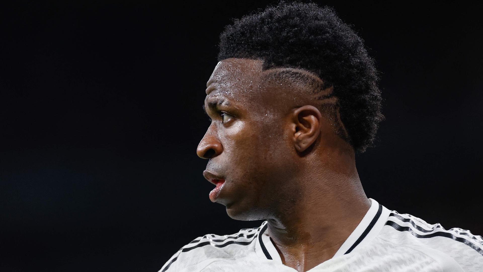 Real Madrids Stürmerstar Vinicius Junior in einem Spiel