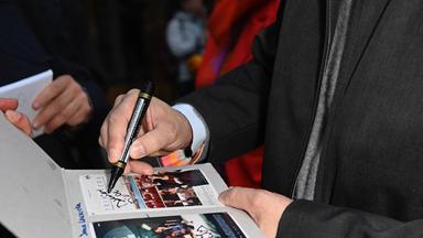 Damiano Michieletto signing autographs, Premiere Vivaldi und Ich, Cinema Paris, Berlin, DEU, 07.05.2026