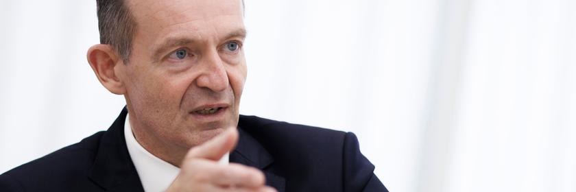 Interview mit Verkehrsminister Volker Wissing am 13.06.2024.