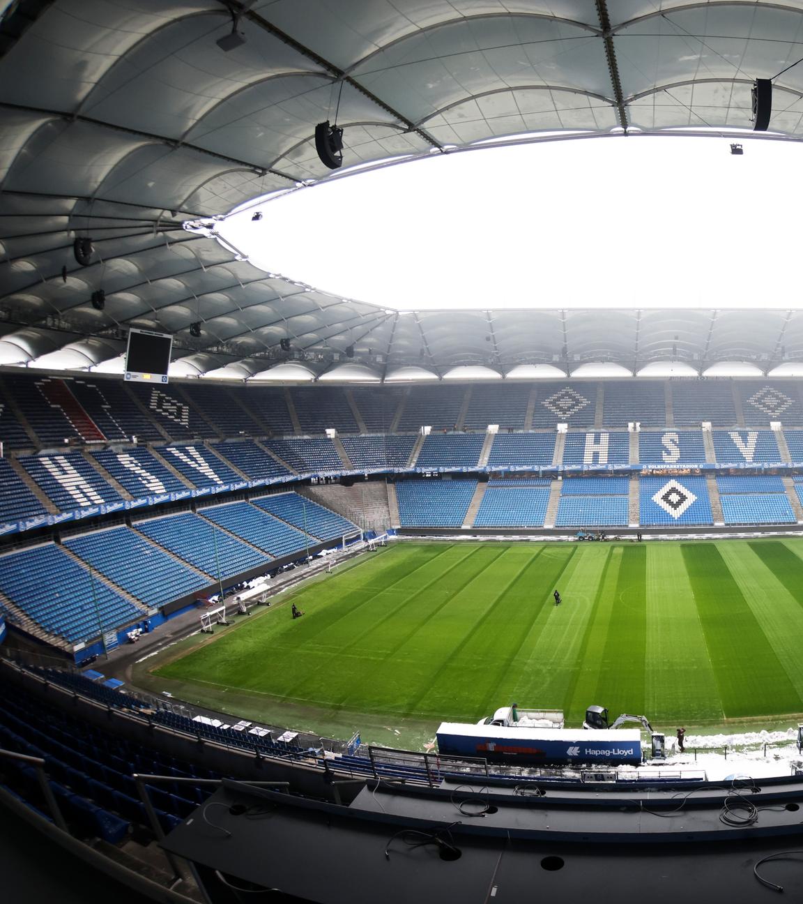 Großes Stadion mit HSV-Logo