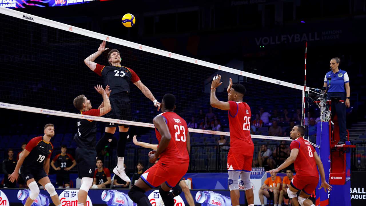 Volleyball: Kuba schlägt Deutschland in der Nations League.