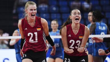 Deutschlands Volleyballerinnen schlagen Ungarn souverän