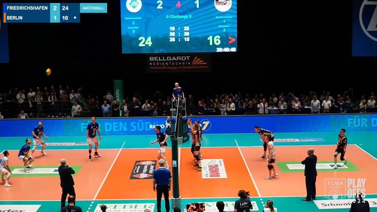 Volleyball: Friedrichshafen siegt erneut