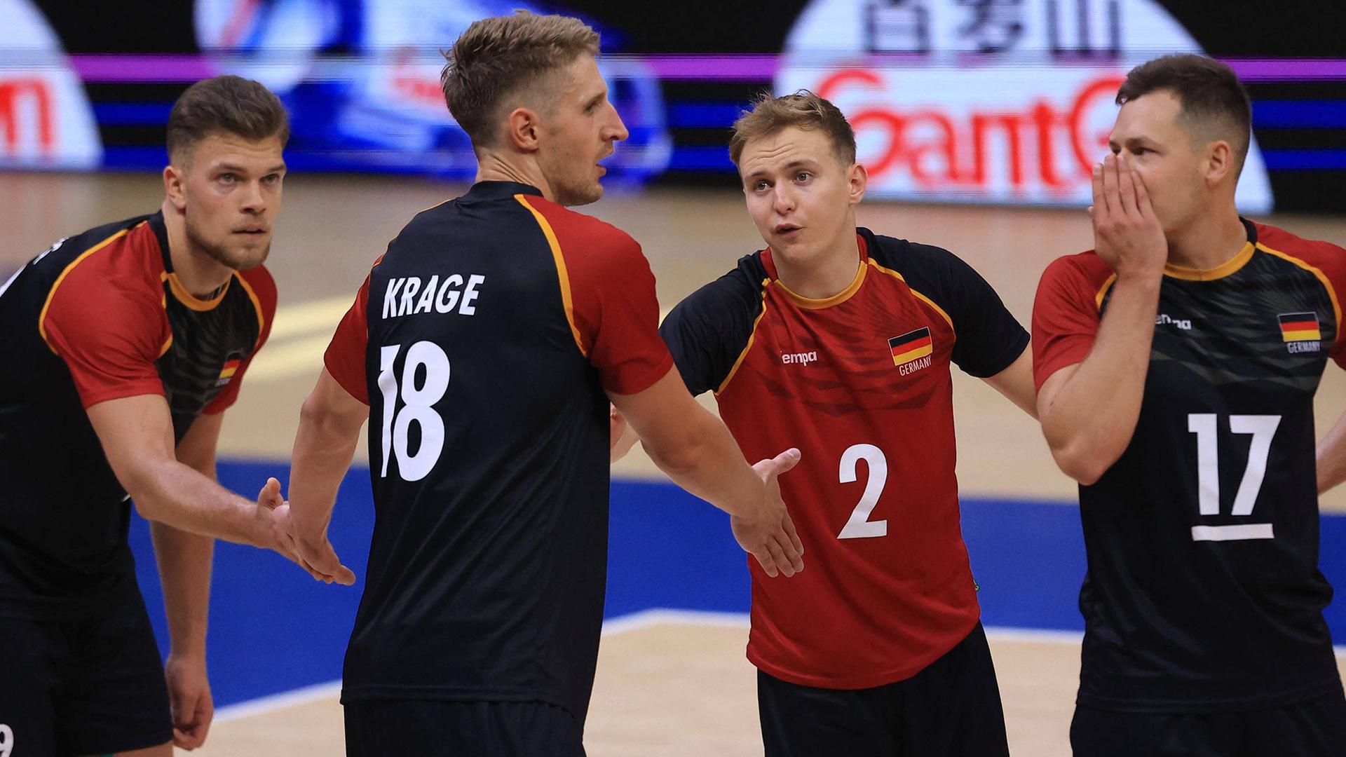 Erik Röhrs, Florian Krage, ,Leonard Graven und Jan Zimmermann