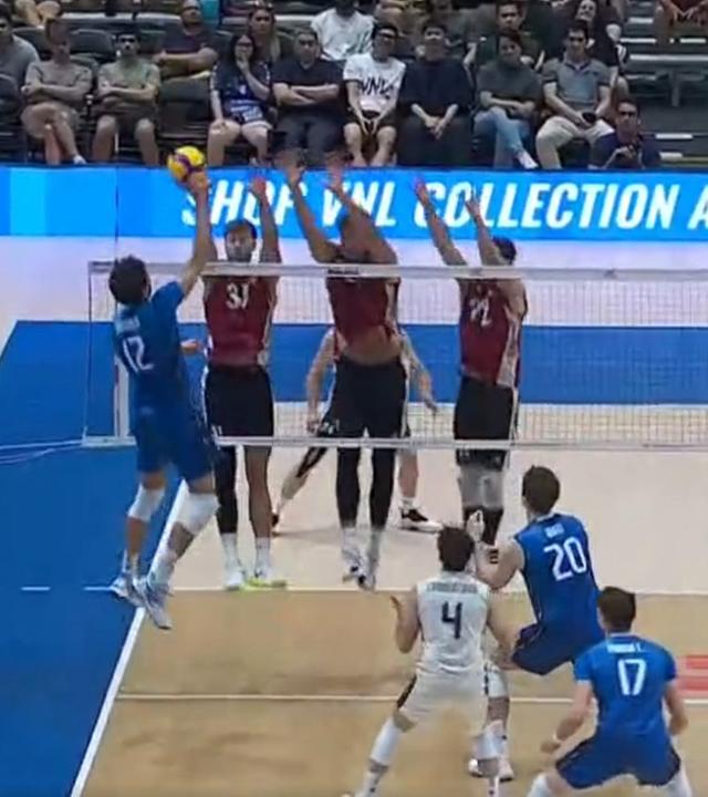 Volleyball: Deutschland - Italien.