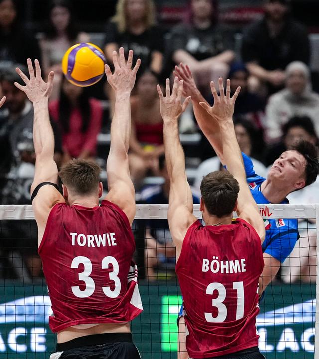 Der deutsche Block im Nations-League-Spiel gegen Italien am 11. Juni 2026.