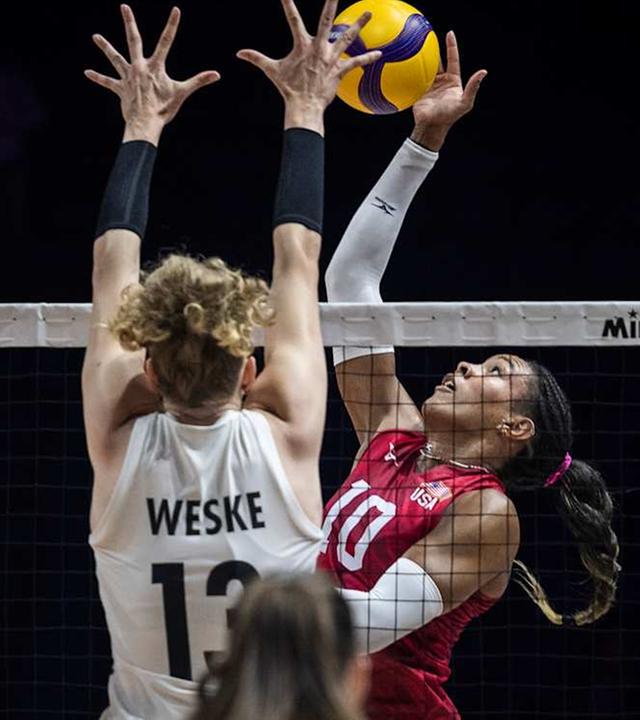 Volleyball-Nations League USA - Deutschland
