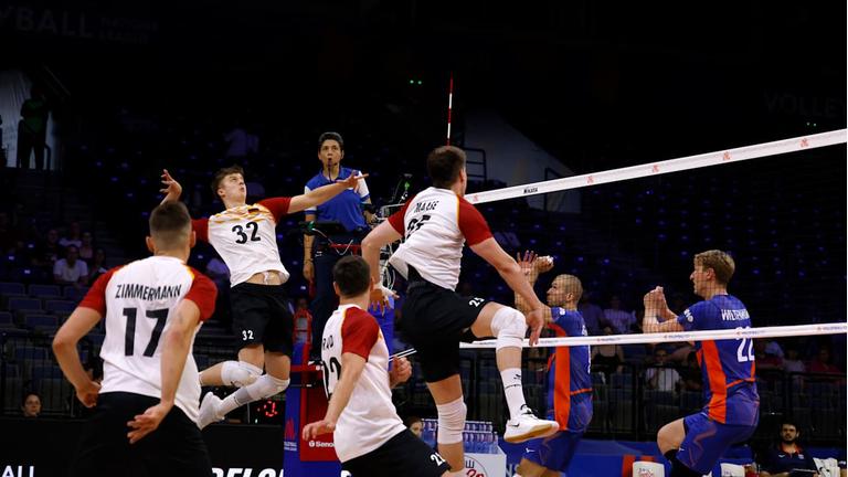 DVV-Männer in der Nations-League-Partie gegen die Niederlande.