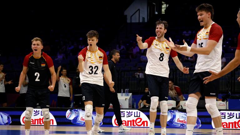 Die DVV-Männer in der Nations-League-Partie gegen die Niederlande.