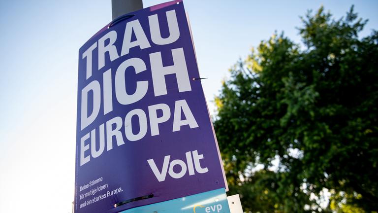 Volt Wahlplakat
