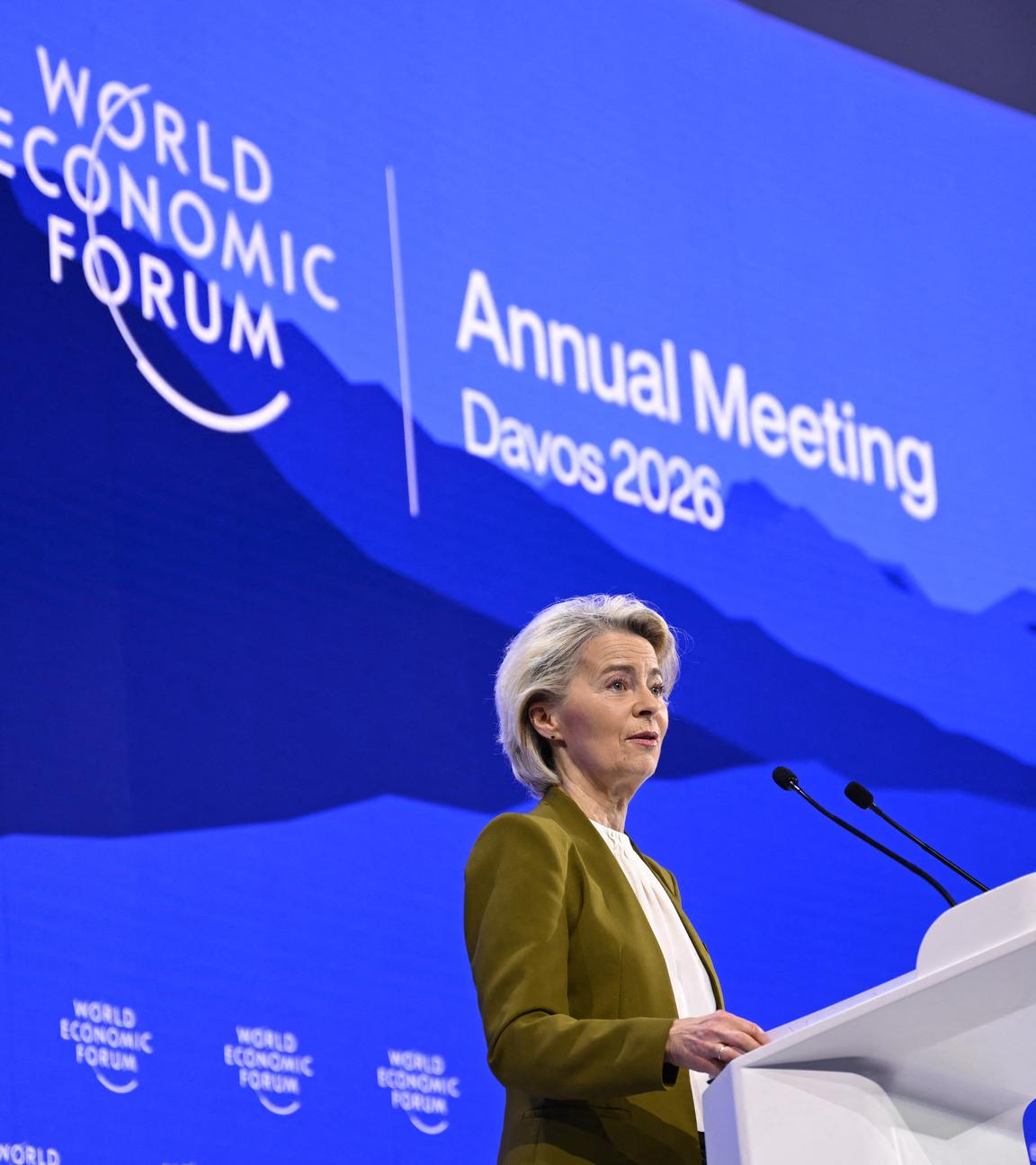 Ursula von der Leyen auf dem Weltwirtschaftsforum in Davos