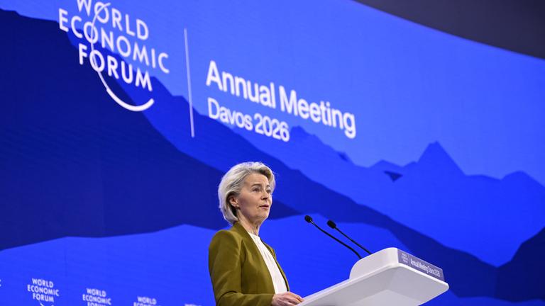 Ursula von der Leyen auf dem Weltwirtschaftsforum in Davos