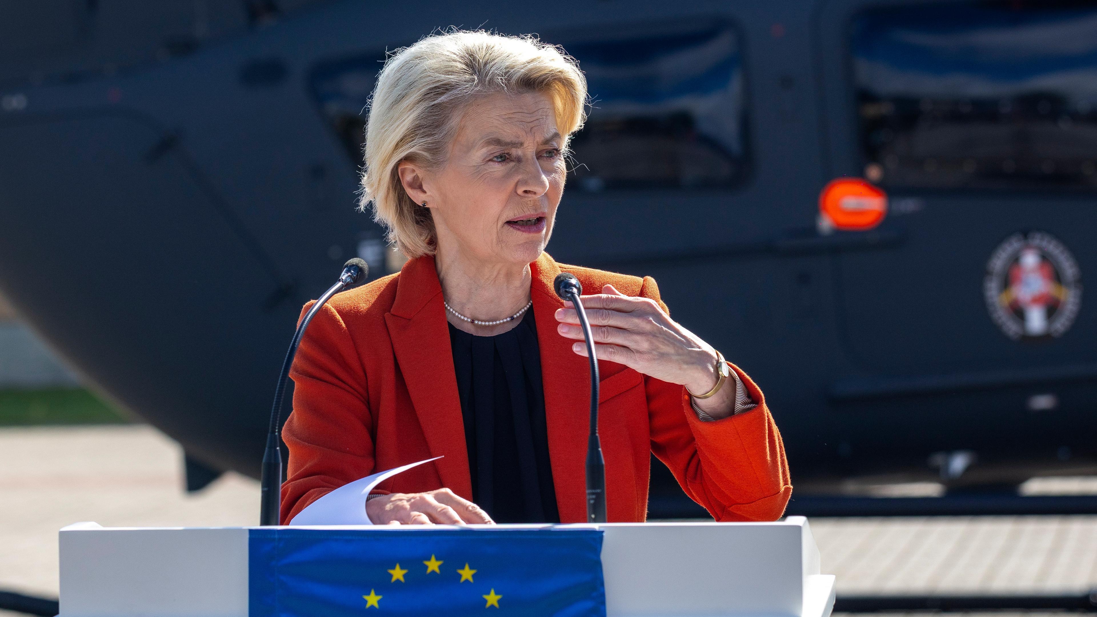 EU-Kommissionspräsidentin Ursula von der Leyen in Litauen