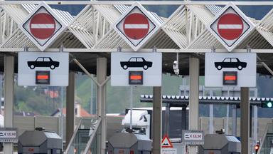 Symbolbild: Mautstelle Schönberg vor der Sperrung der Brennerautobahn