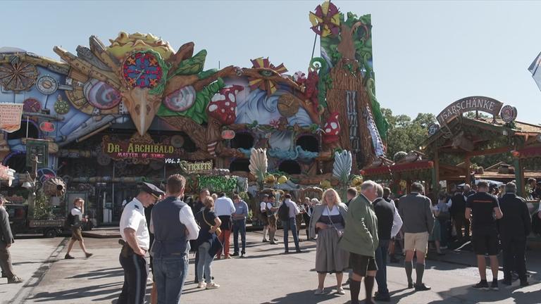 Platz auf Oktoberfest