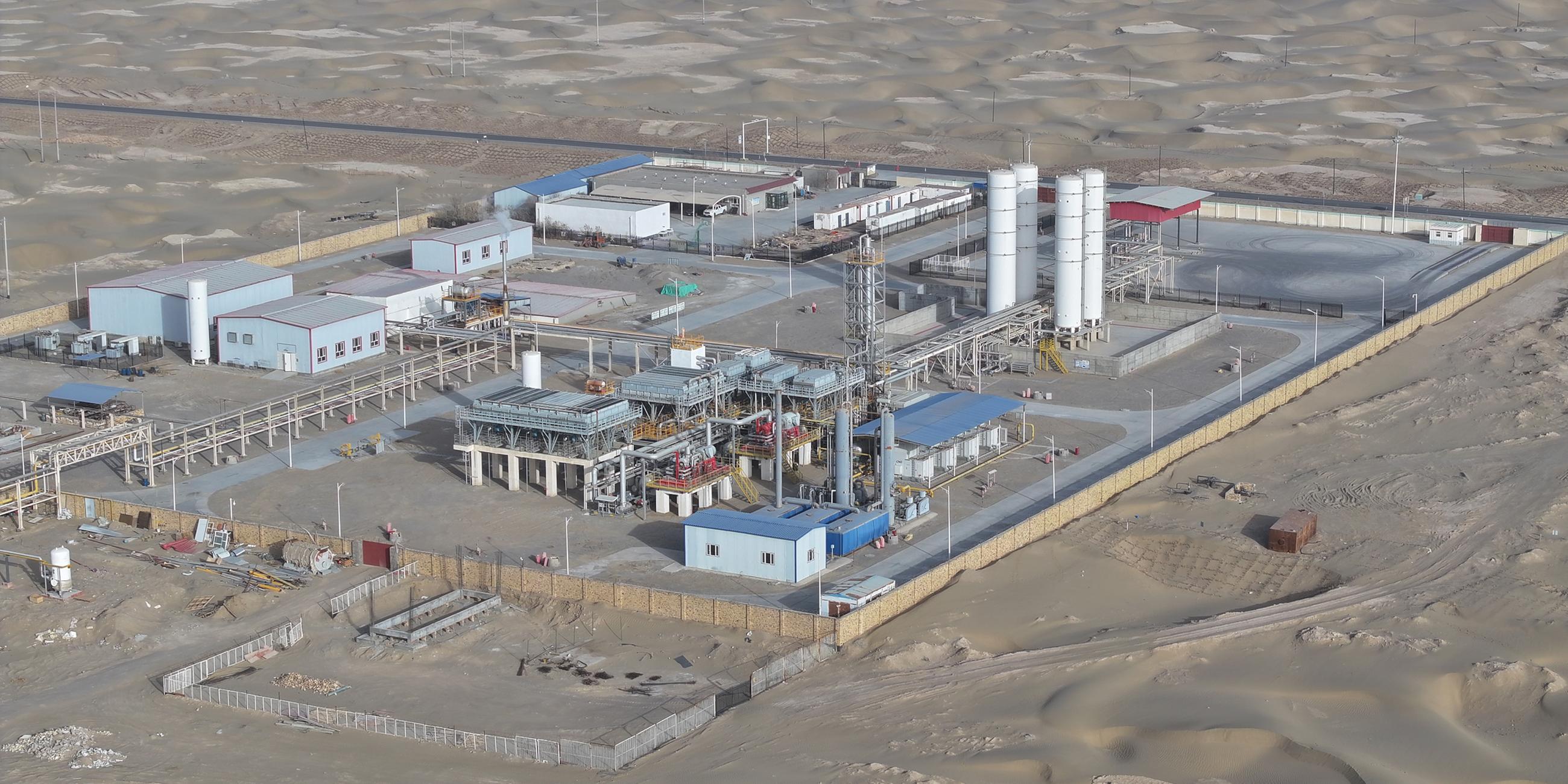  Die Anlage eines der offenbar vorgetäuschten Klimaschutzprojekte in China, mit dem amtlichen Kürzel BZIA . 