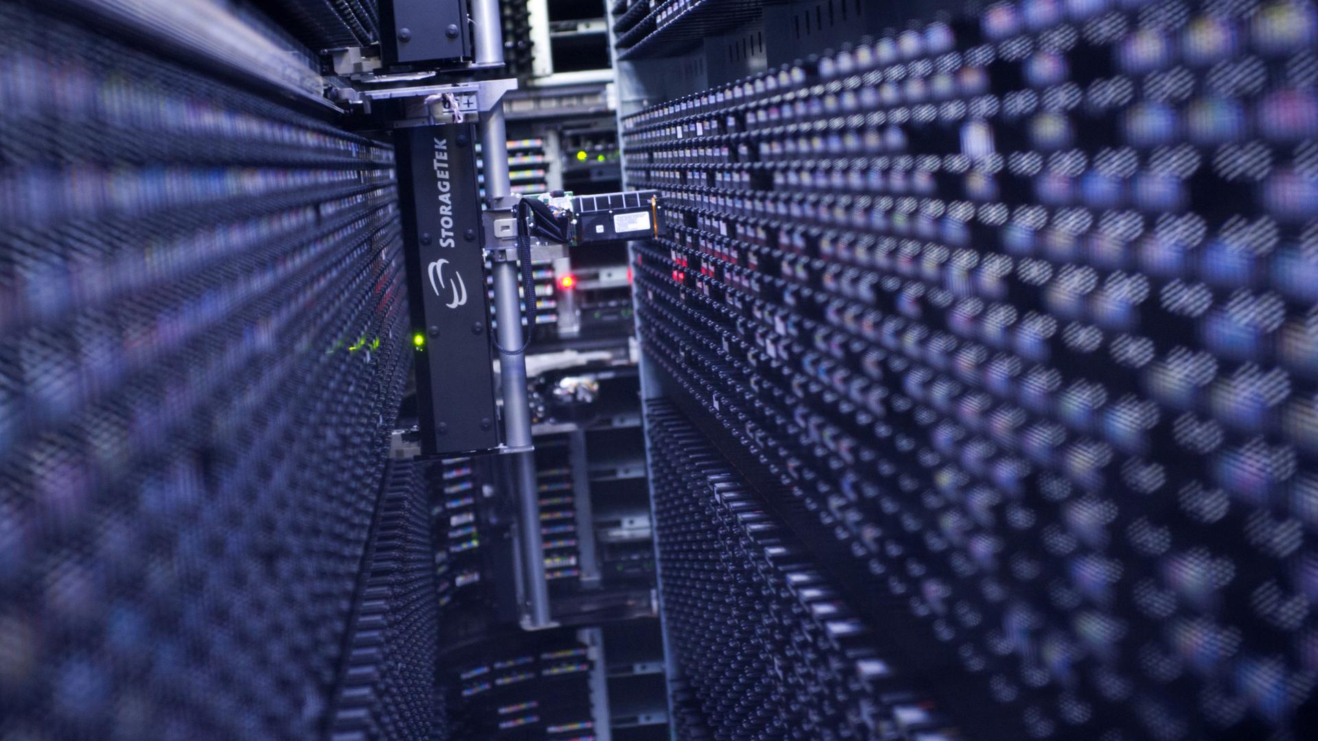 Serverraum für Vorratsdatenspeicherung