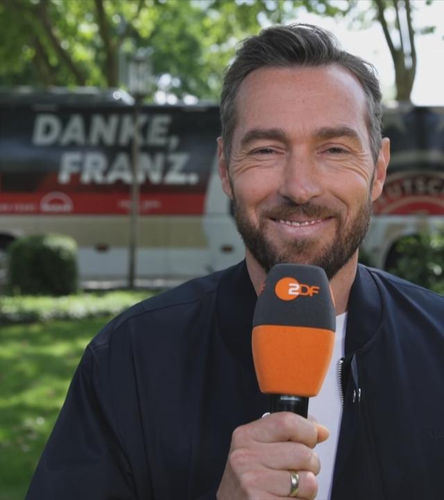Sven Voss beim Gespräch zum Länderspiel