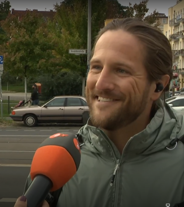Voxpop aus Berlin, Mann zu den Ergebnissen der Berlin-Wahl. 