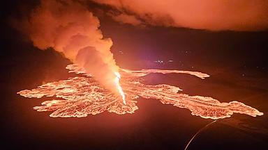 Vulkanausbruch bei Grindavik, Island