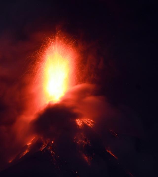 Vulkan in Guatemala ausgebrochen