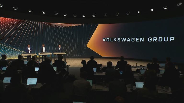 Pressekonferenz VW-Konzern