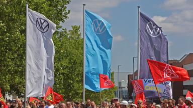 Proteste bei VW Sachsen in Zwickau