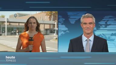 Schaltgespräch mit ZDF-Reporterin Svenja Bergerhoff  zur Befragung von VW-Chef Blume