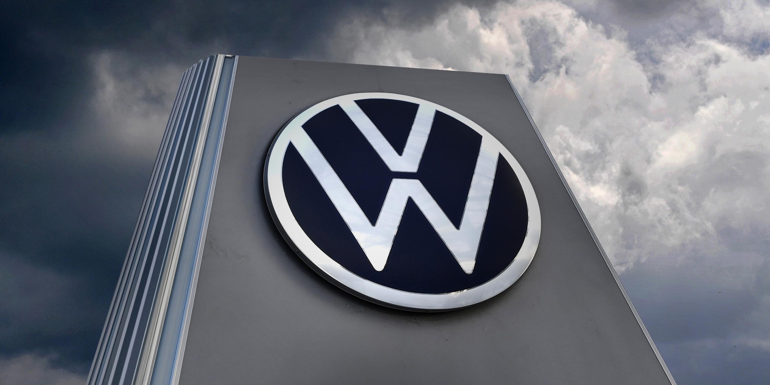 Themenfoto: Volkswagen in der Krise. (Fotomontage)