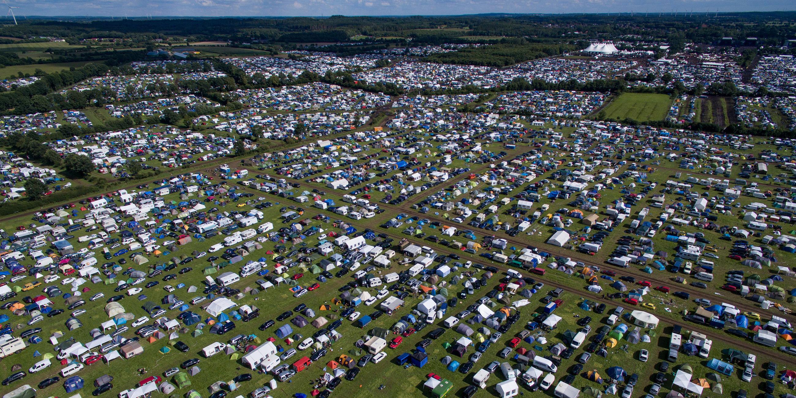Zeltplatz in Wacken