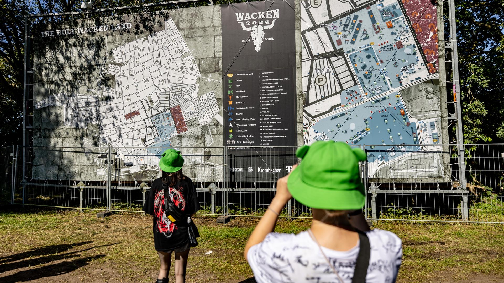 Wacken 2024 - Festivalplan