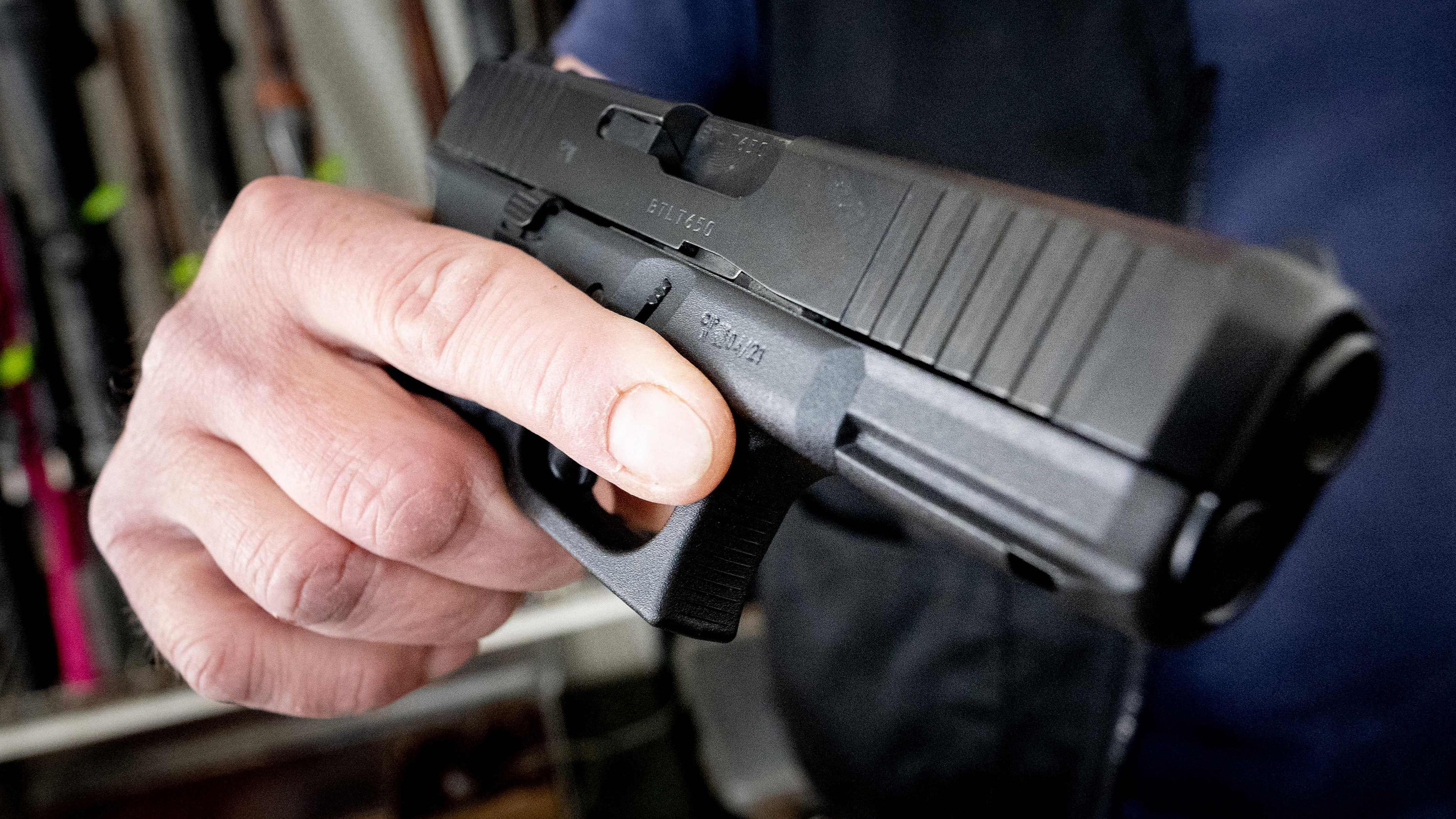 Eine Glock-Pistole