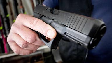 Eine Glock-Pistole