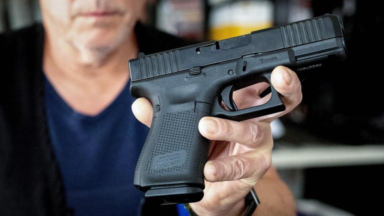 Eine Glock-Pistole, die derjenigen ähnelt, die beim Amoklauf an der Grazer Oberschule am 13. Juni 2025 in Wien verwendet wurde