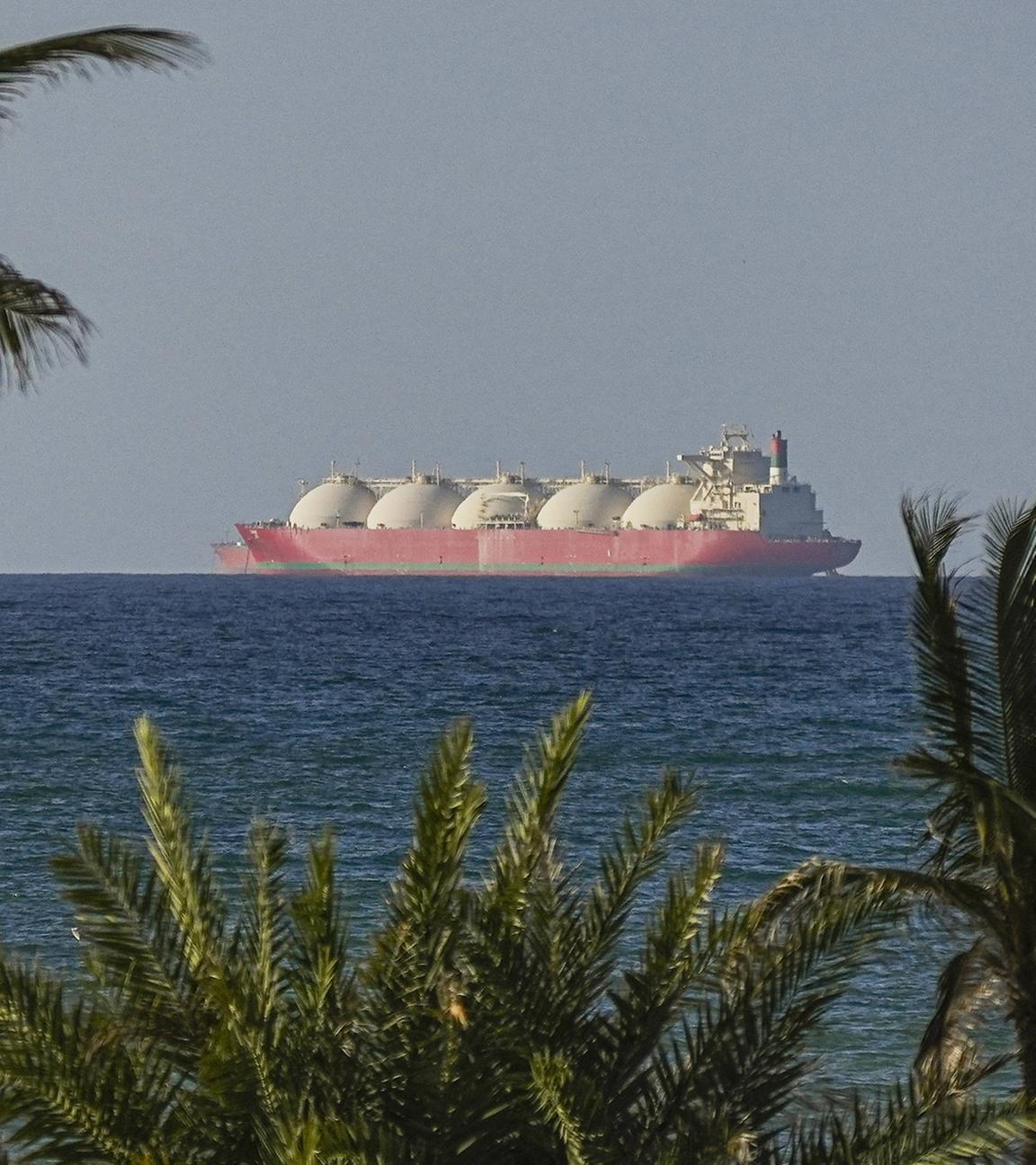 Tanker in der Straße von Hormus