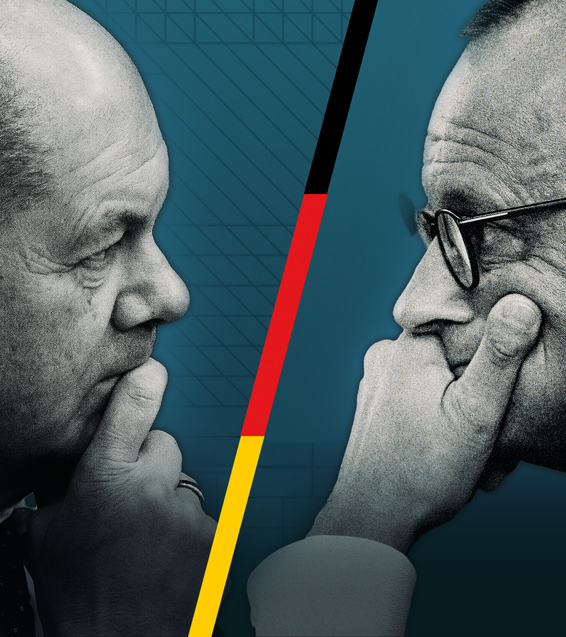 Olaf Scholz und Friedrich Merz