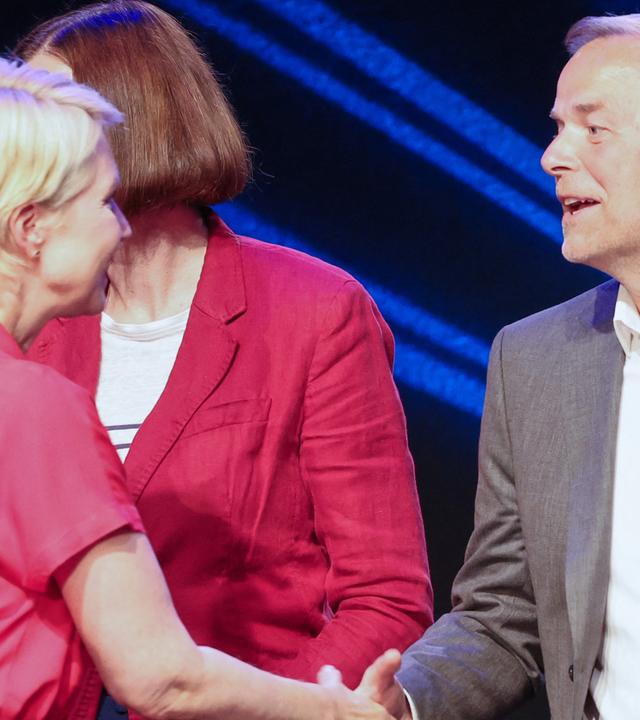 Manuela Schwesig und Leif-Erik Holm