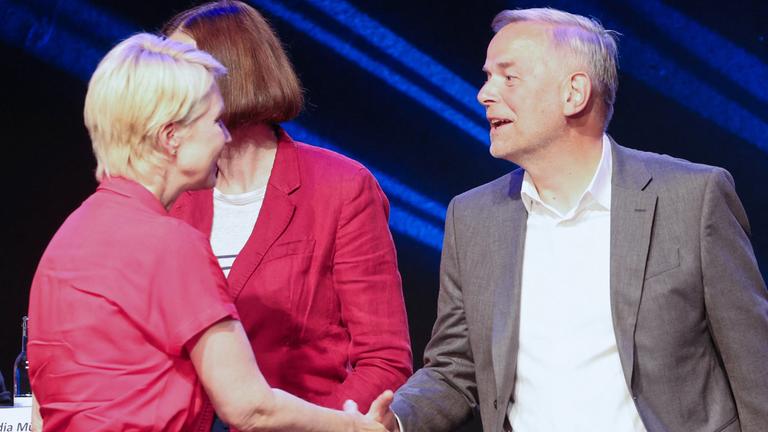 Manuela Schwesig und Leif-Erik Holm