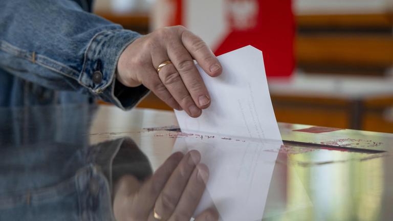 Stimmabgabe zur Präsidentschaftswahl in Polen