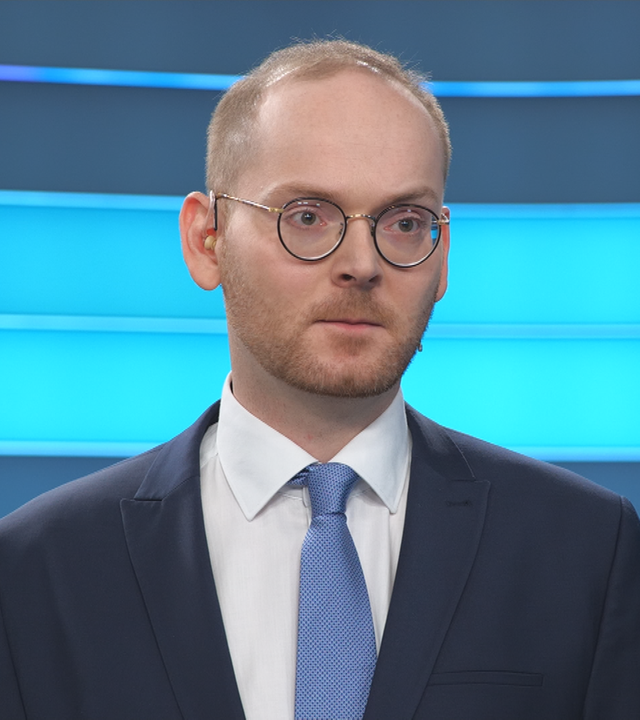 Politikwissenschaftler Prof. Constantin Wurthmann im ZDFheute live Studio