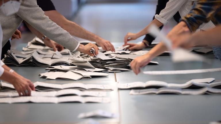 Auszählung von Stimmzetteln