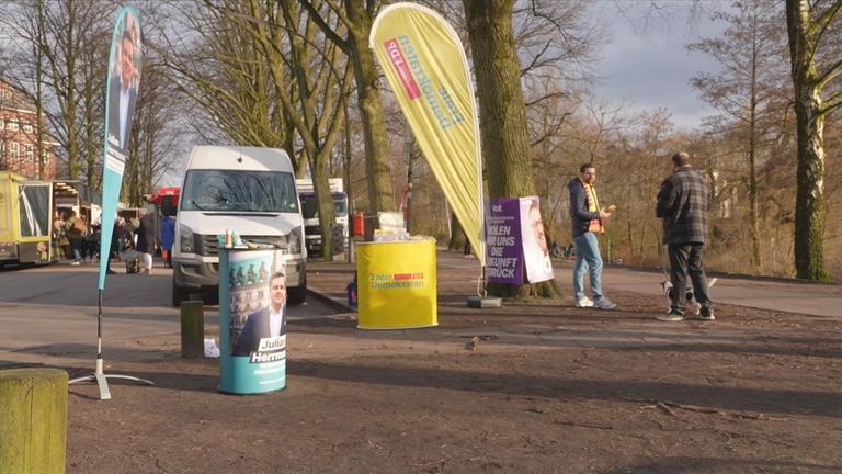 Wahlkampf in Hamburg
